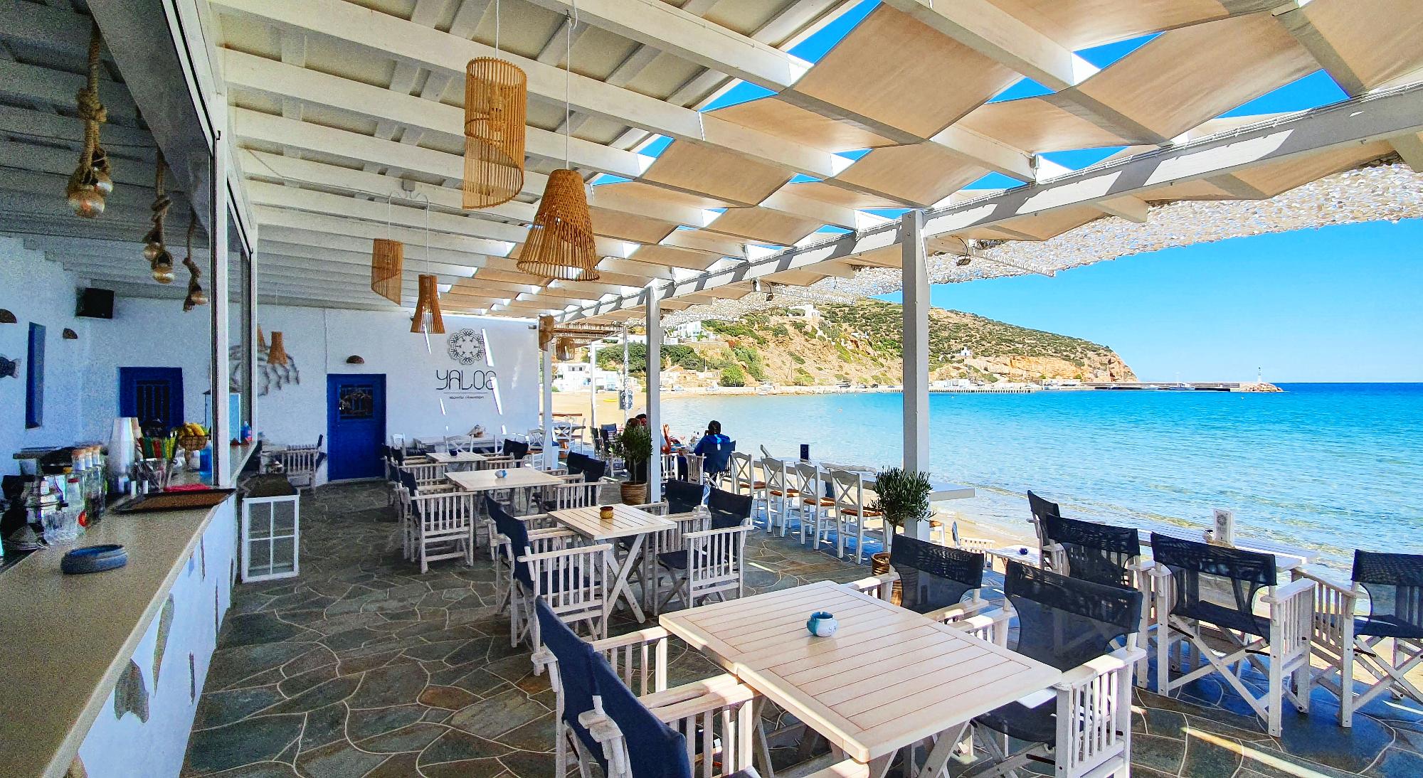 Καλύτερα εστιατόρια στη Σίφνο - Yalos Sifnos στον Πλατύ Γιαλό