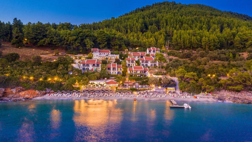 Θέα από το Adrina Beach Hotel στον Πάνορμο – Καλύτερα ξενοδοχεία στη Σκόπελο