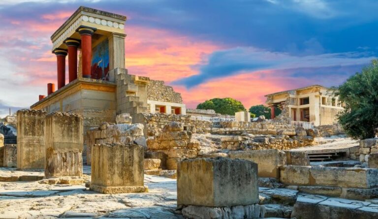 Ανάκτορο της Κνωσού στο Ηράκλειο Κρήτης – αρχαιολογικός χώρος του Μινωικού πολιτισμού